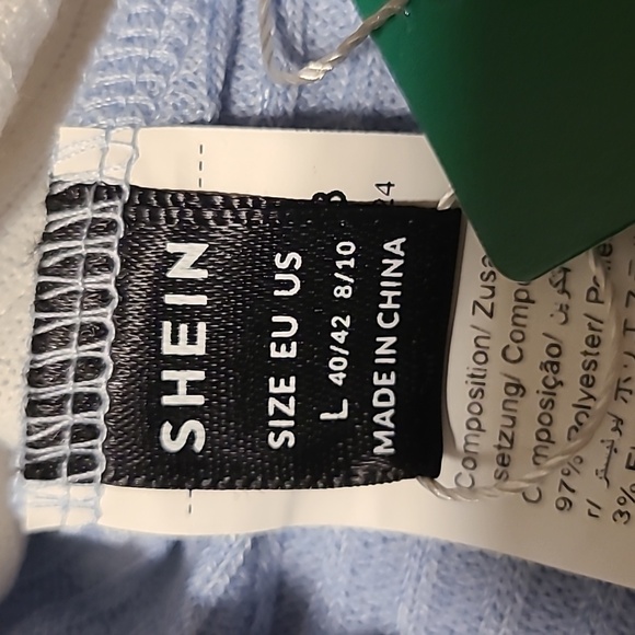 NWT Shein Button Down Cropped Top - Girl's Large - Picture 7 of 7